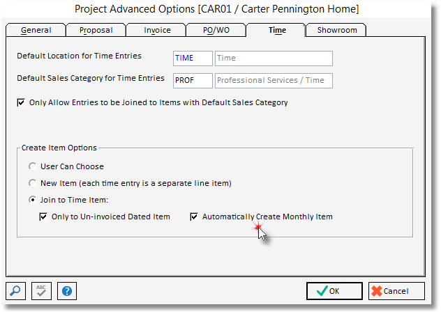 Time Buckets Settings