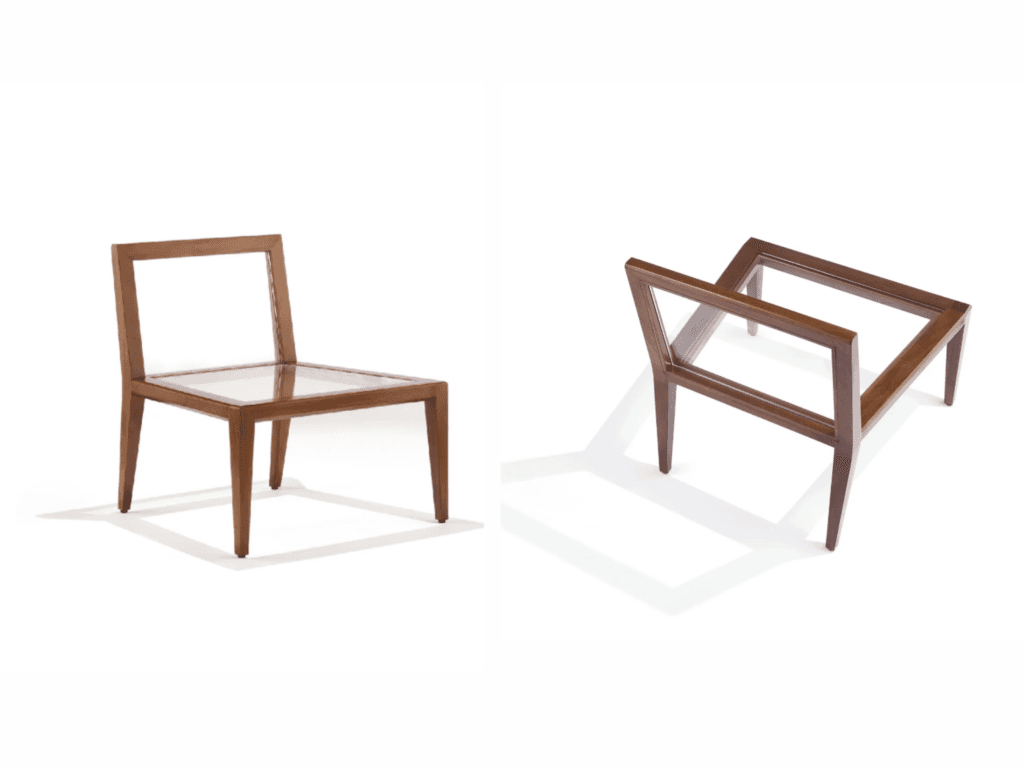 Wood Float Lounge Chair